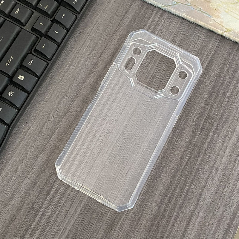 Soft TPU Phone Case For Oukitel WP30 Pro Cases Silicone Back Cover For Oukitel WP30Pro Black Transpa