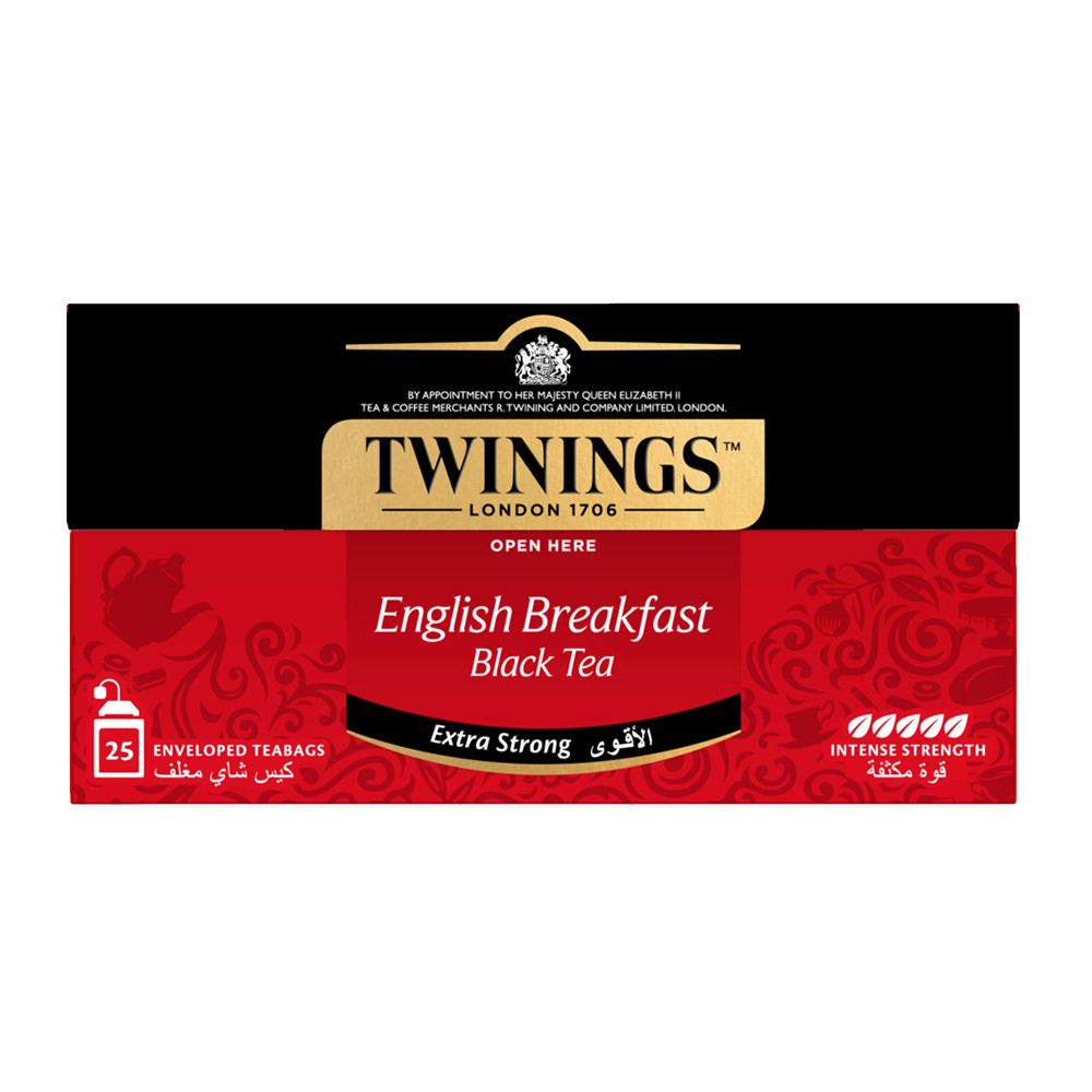 TWININGS ENGLISH BREAKFAST TEA 25S