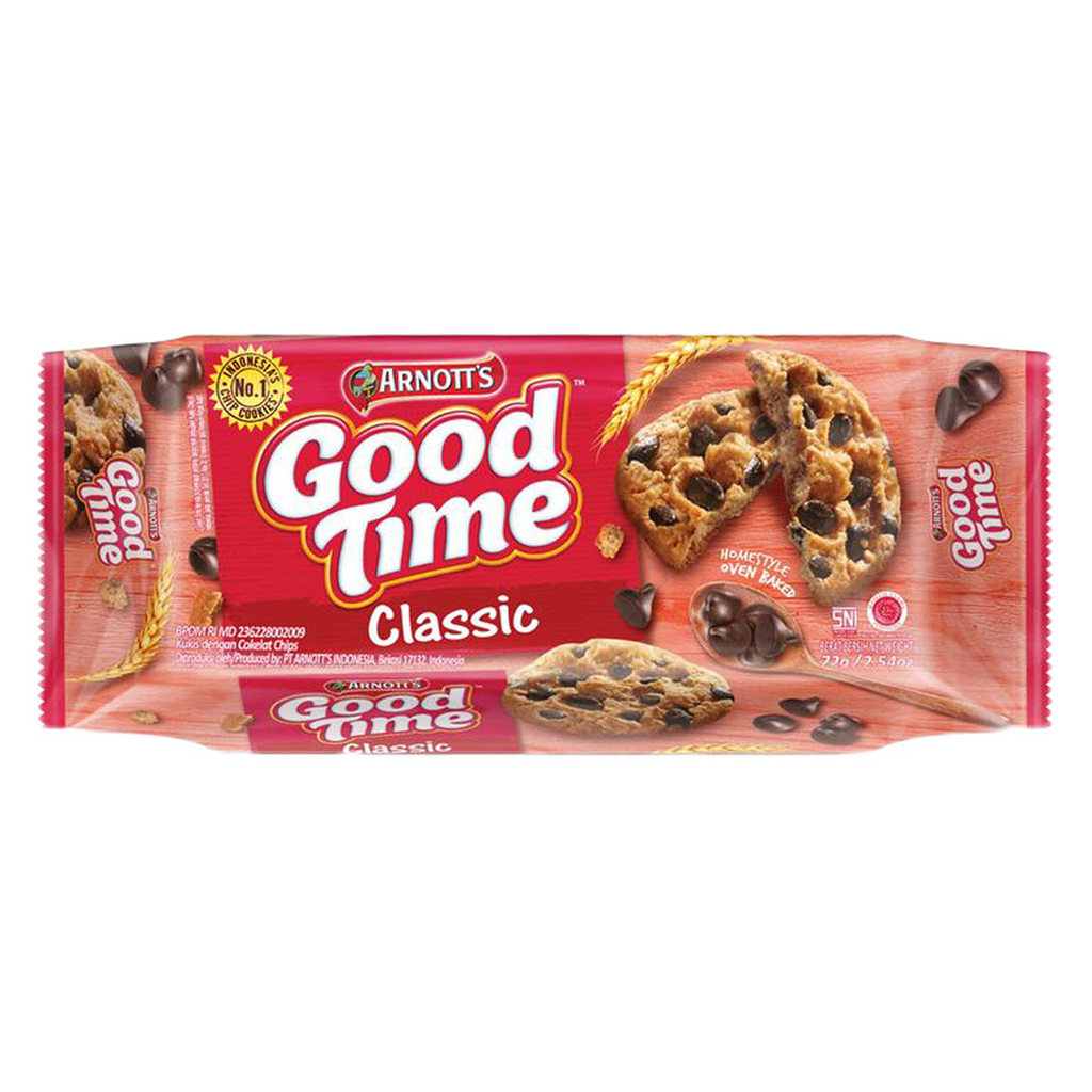 GOOD TIME CHOCOCHIPS COOKIES 80GR