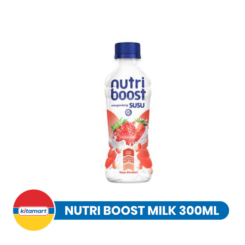 Nutriboost Orange Minuman Susu Botol 300 ml