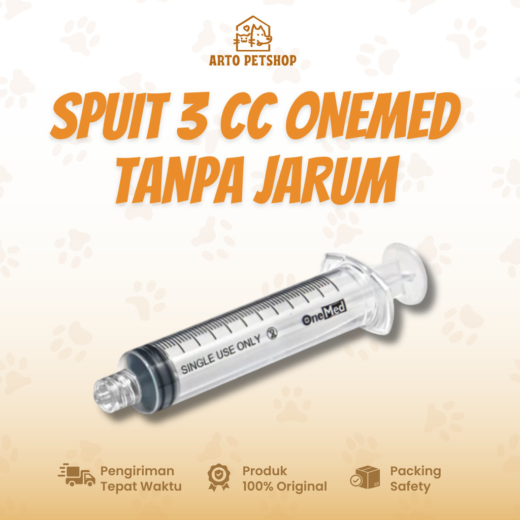 OneMed Spuit 10 cc Tanpa Jarum