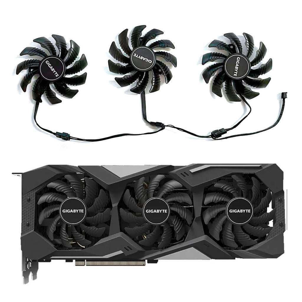 Cooler Fan Reacement Radeon RX5700 For Gigabyte RX 5500 5600 5700 XT Graphics Video Card Cooling D08