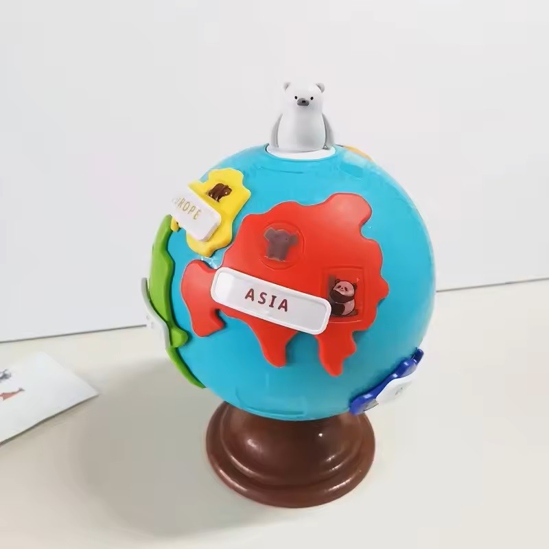Mainan Puzzle Globe Edukasi Puzzle Bola Dunia