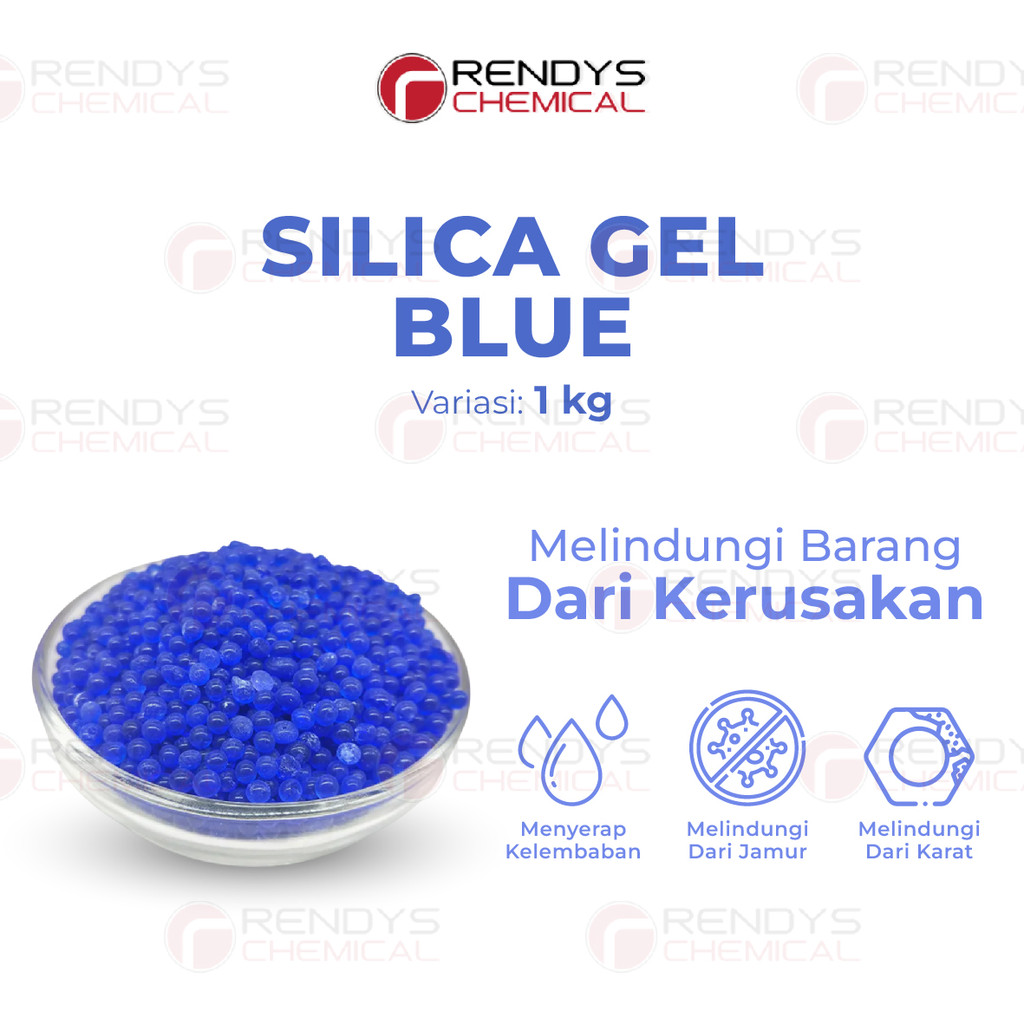 Silica Gel Blue 1Kg / Gel Silika Biru 1 Kg