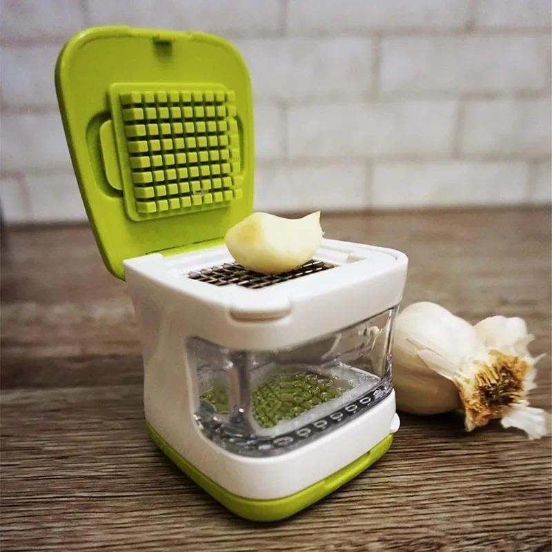 Multifunction Vegetable Dicer Garlic Presser Crusher Plastic Eco Friendly Ginger Slicer Mincer Chopp