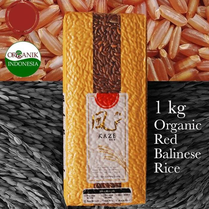 [1 Kg] BERAS MERAH ORGANIK JAWA TENGAH - KAZE RICE