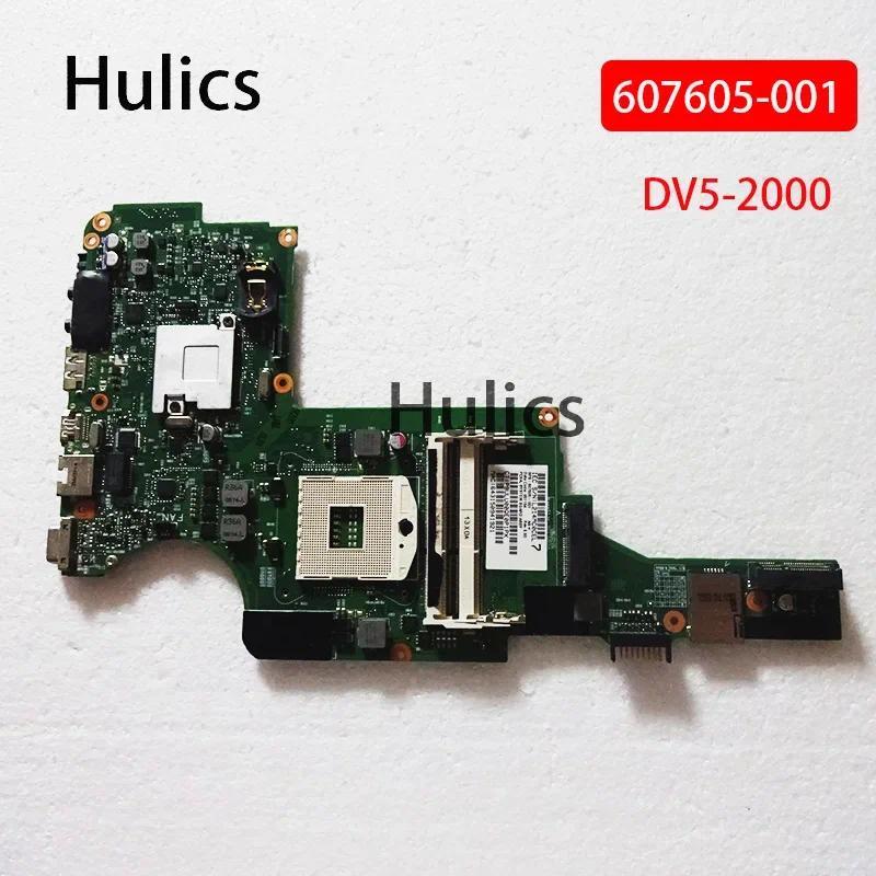 Hulics Used 607605-001 607605-601 Laptop Motherboard For HP Pavillion DV5 DV5-2000 607605-501 Notebo