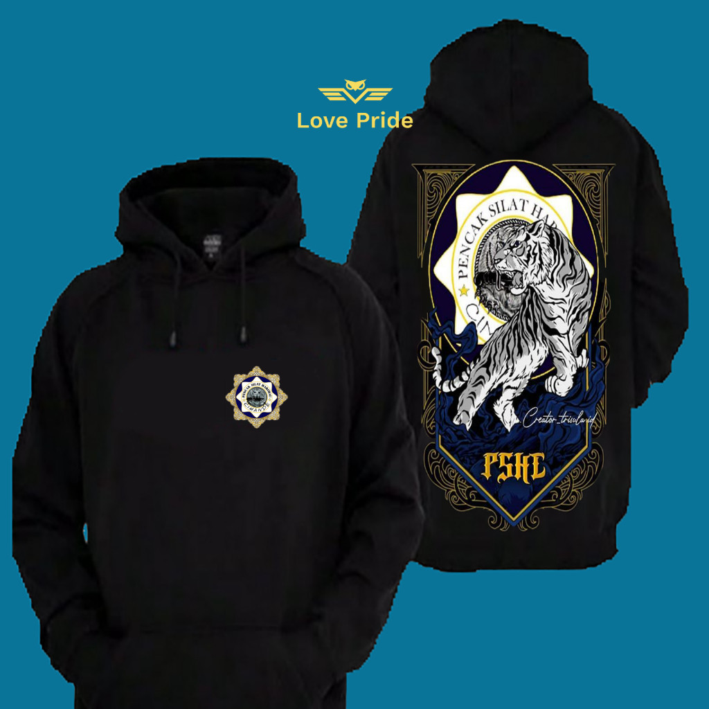 Sweater Hoodie Distro PSHC Pagar Nusa Pencak Silat Harimau Cimande Premium Terbaru