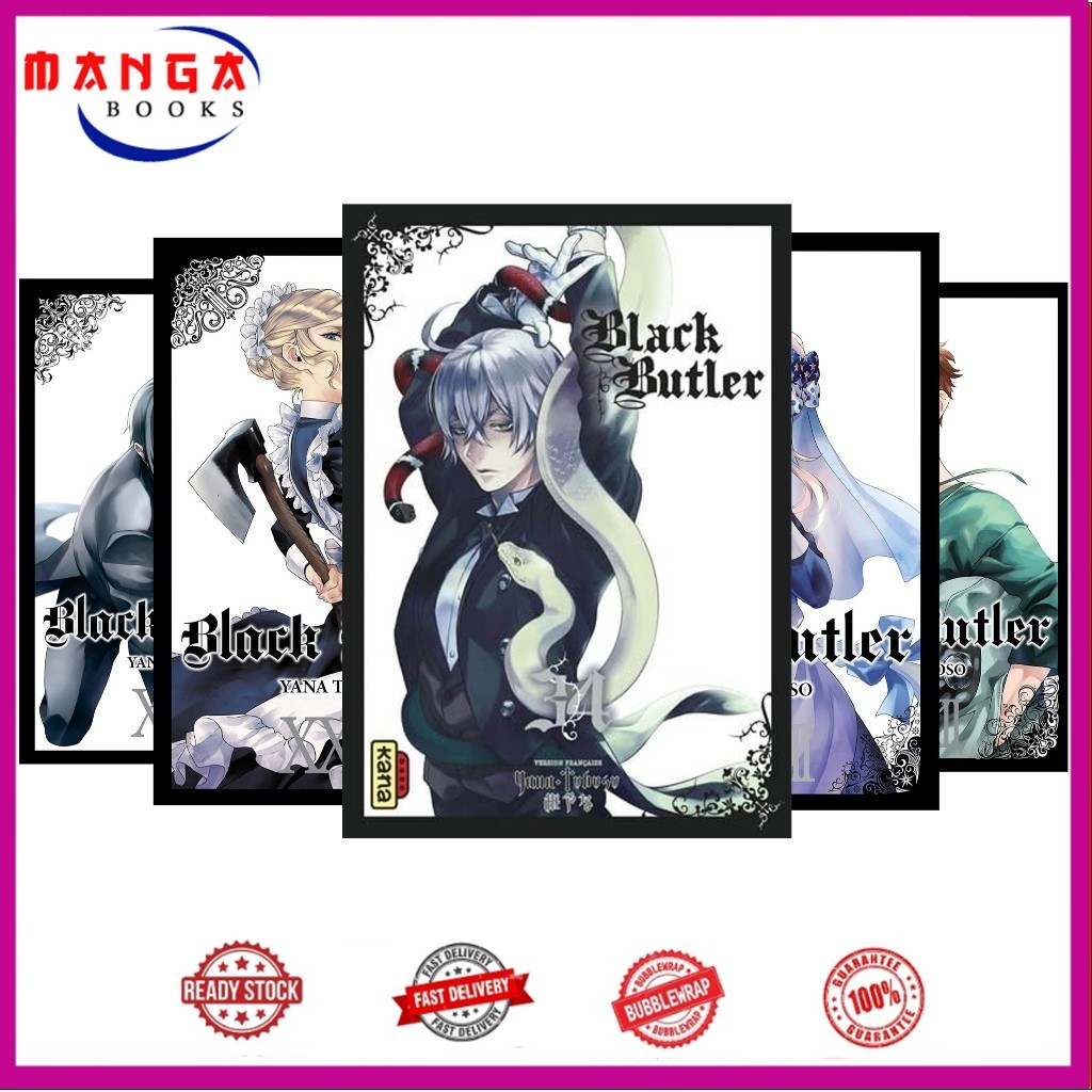 Black Butler Manga (33 Book series) (English)