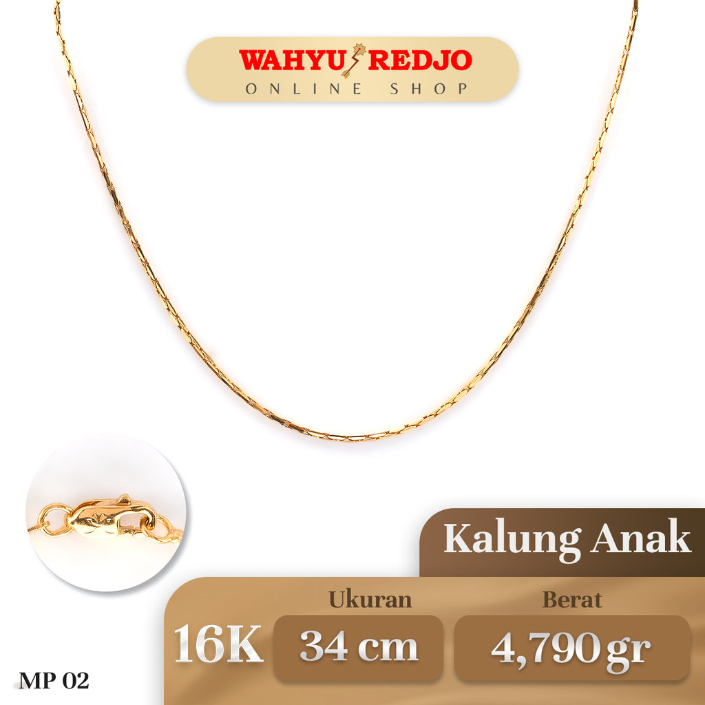 Kalung Emas Anak Kadar 16K Wahyu Redjo KLA-16K-30138808