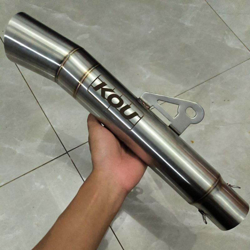 Silincer Knalpot  KOU NON SARANGAN inlet 50mm satria fu mx135 sonic supra Jupiter vega kharisma