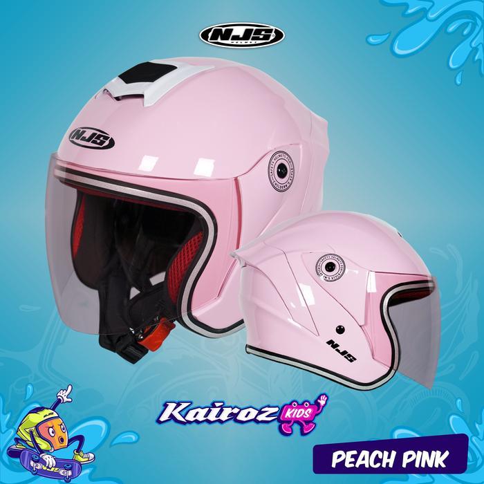 NJS Kairoz Kids Solid (FREE MAINAN ANAK) - Helm Anak | Helm NJS | NJS Anak | Kairoz Anak | Helm Polo