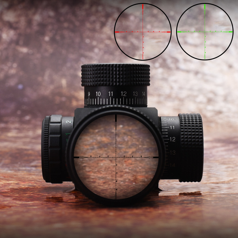 Tactical HD 3x28/4x28 IR Red and Green Crosshair 30mm Short Riflescope Outdoor Optics