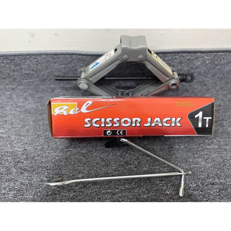 REL SCISSOR BESI BAJA Dongkrak Mobil Model Jembatan REL Scissor Jack 1 Ton 1000 KG Universal  LDM