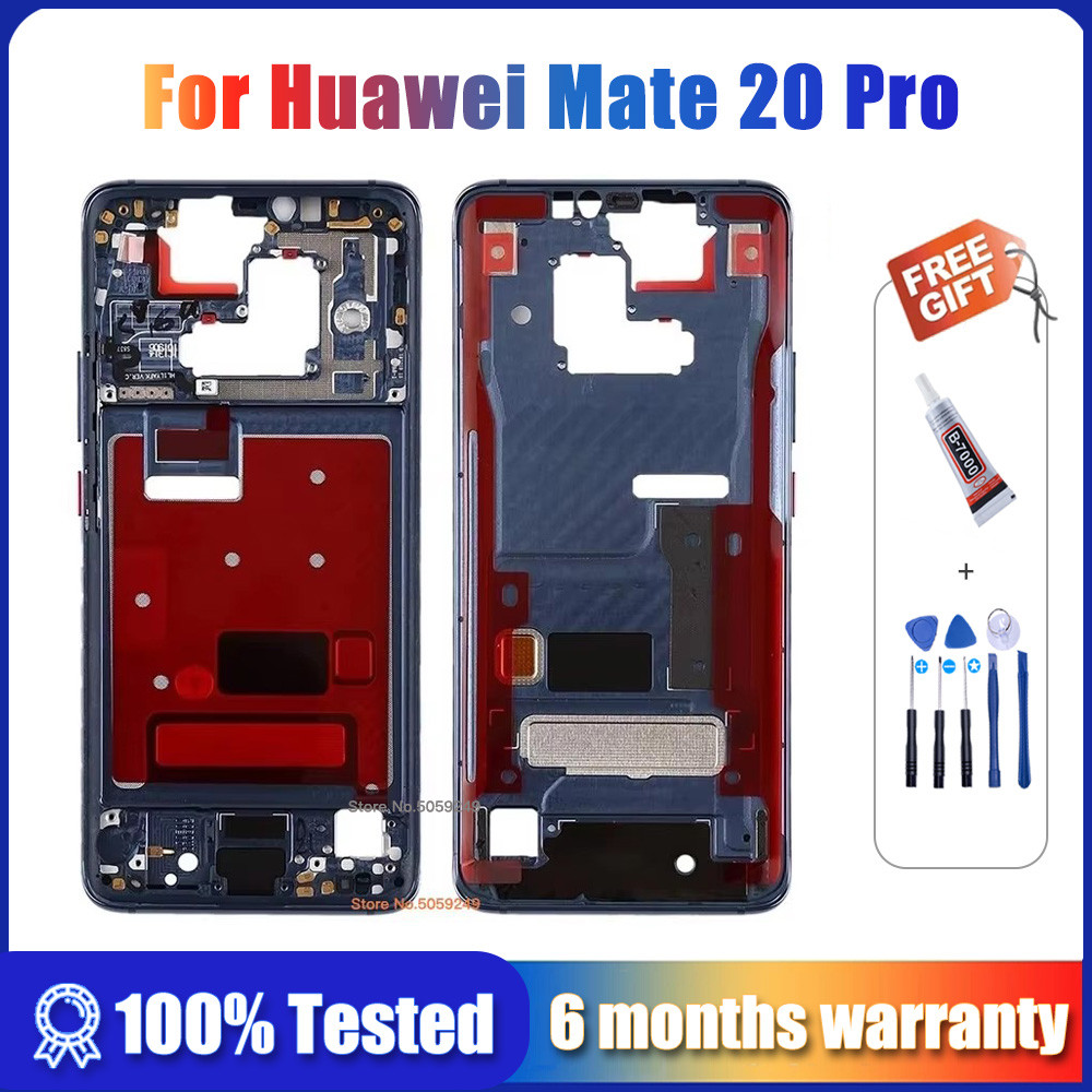 Middle Frame Housing Cover Repair For Huawei Mate 20 Pro Middle Frame Plate Bezel Case For Huawei Ma