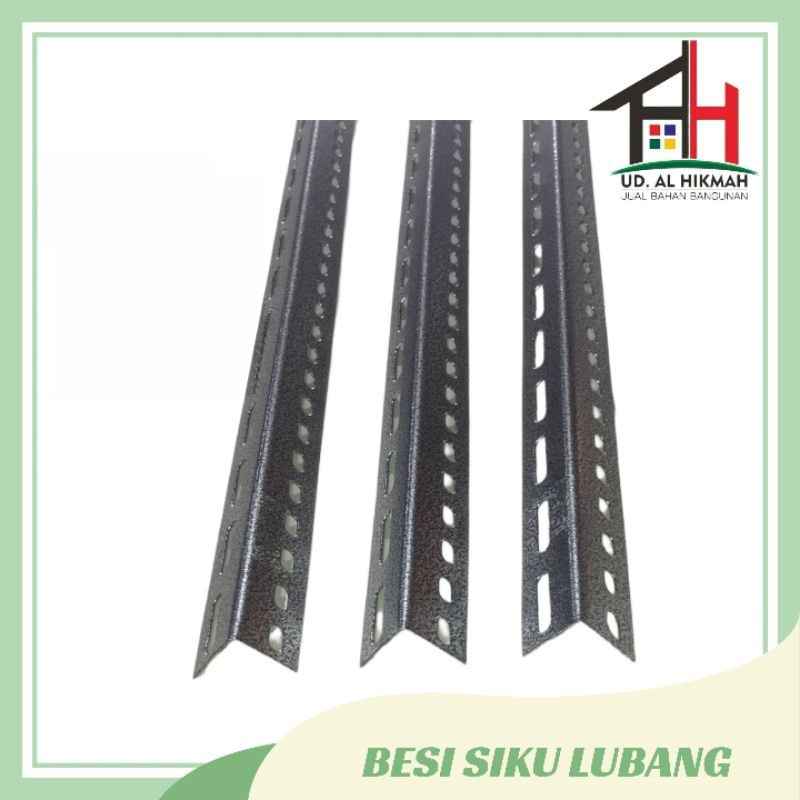 Siku Lubang  BESI 3 Meter tebal 1.4 MM - SIKU Rak Besi TEBAL