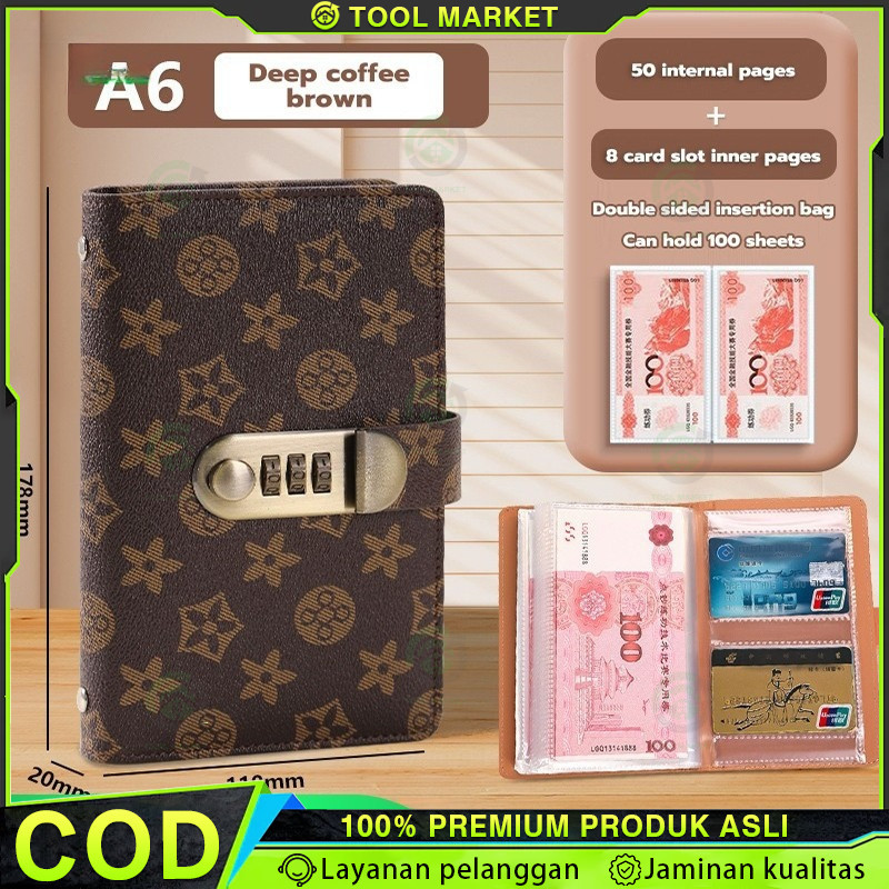 Dompet Disiplin Keuangan / Dompet Kas Keuangan Tabungan / Dompet Pengatur Bulanan