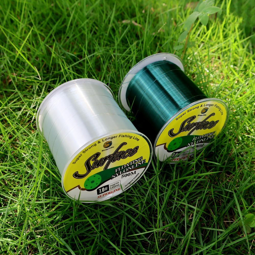 Bingolife Monofilamen Jerman 500m Hijau Transparan Lasak Halus