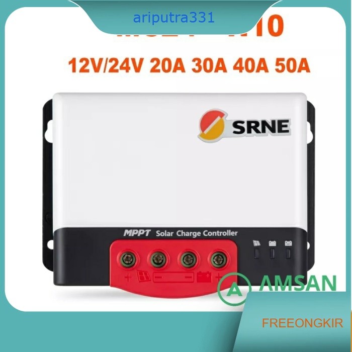 SRNE MPPT 20A 30A 40A 50A Solar Charge Controller SCC MC24**N10