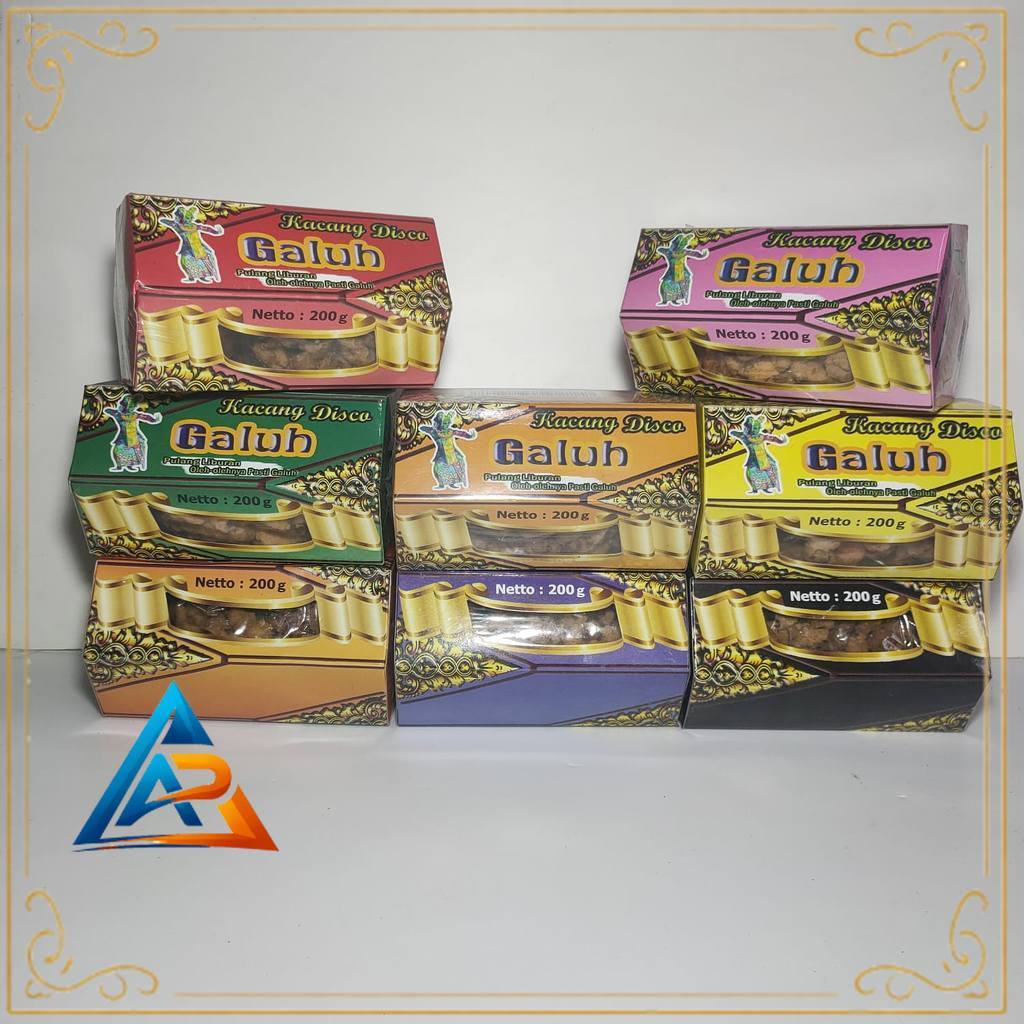 Kacang Goreng Tepung Galuh Box 200g Rasa Pedas Manis Oleh Oleh Bali