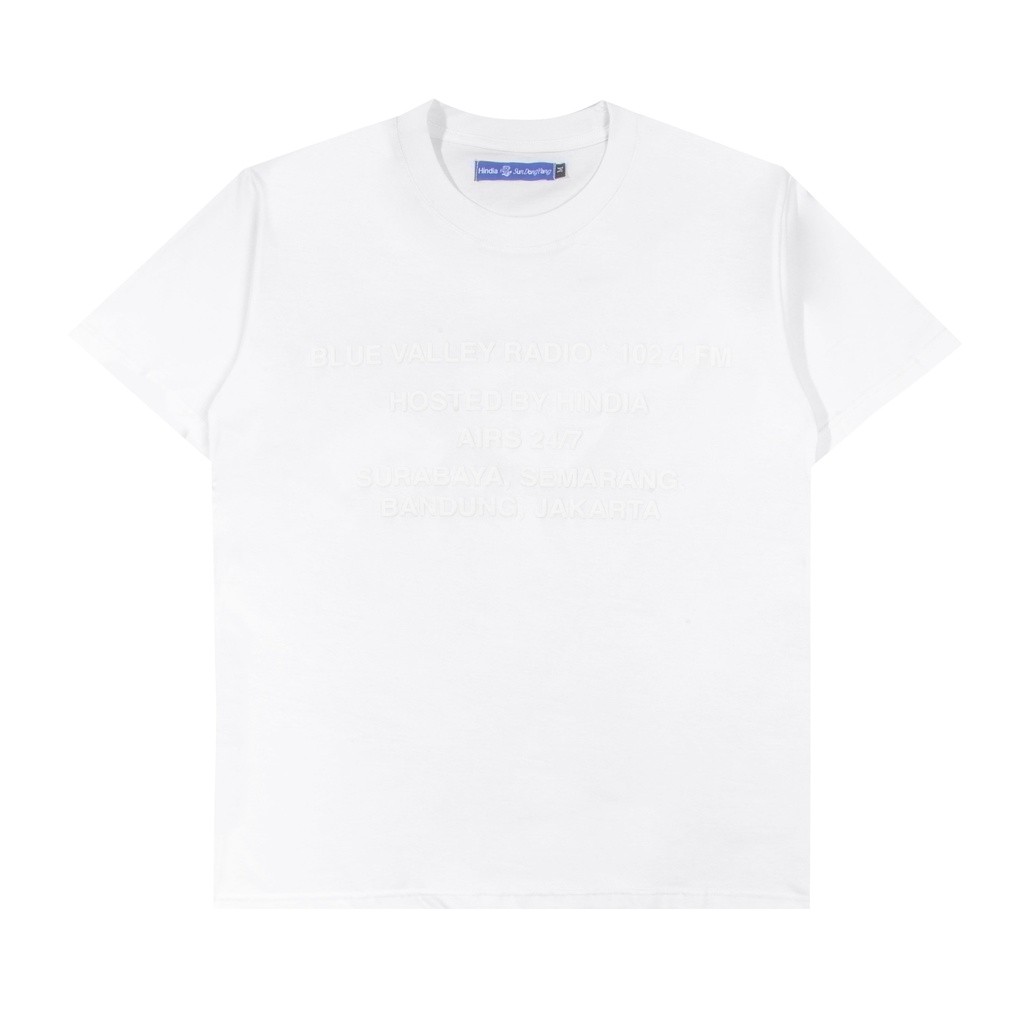 Hindia - Blue Valley - T-Shirt - White