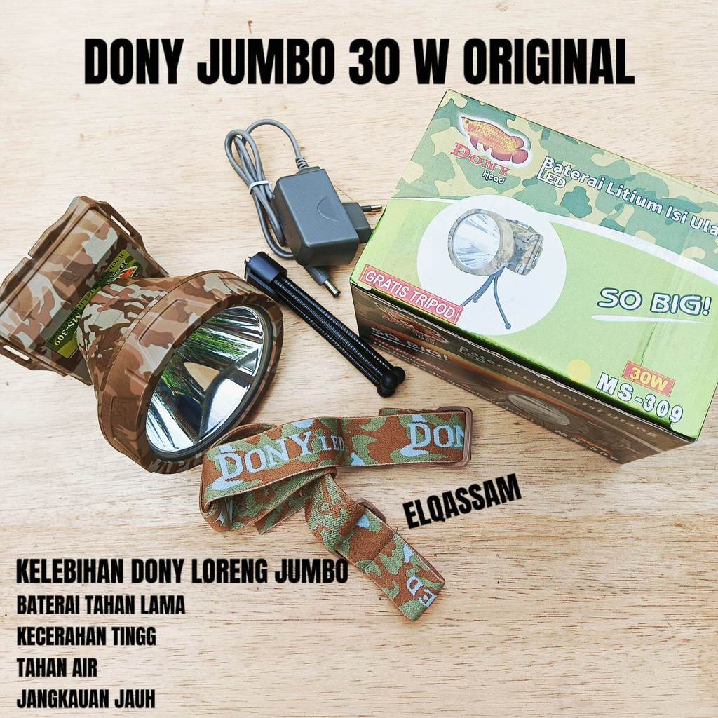 DONY SENTER KEPALA MS 309 LORENG ANTI AIR | HEADLAMP LORENG DONY SENTER DONY