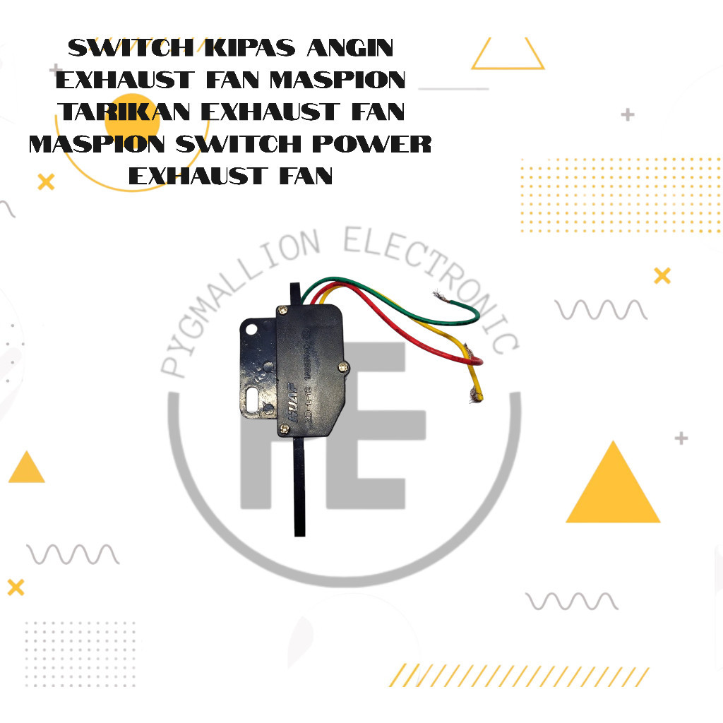 SWITCH KIPAS ANGIN EXHAUST FAN MASPION TARIKAN EXHAUST FAN MASPION SWITCH POWER EXHAUST FAN