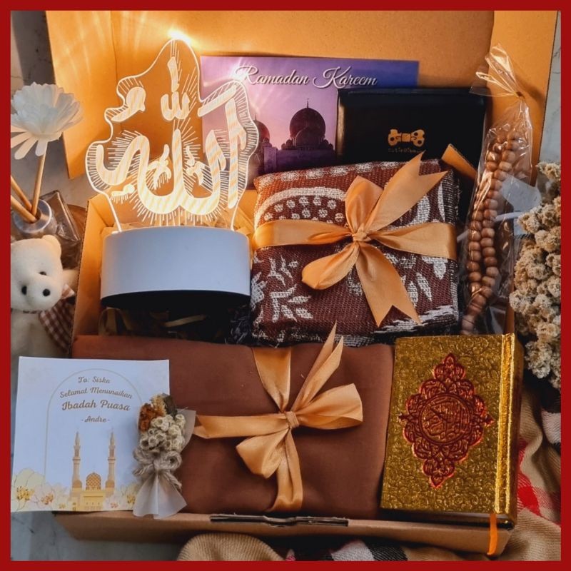 Hampers Murah Kekinian Romantis buat pacar pasangan suami istri / Kado Lebaran Cewek Hadiah Idul Fit