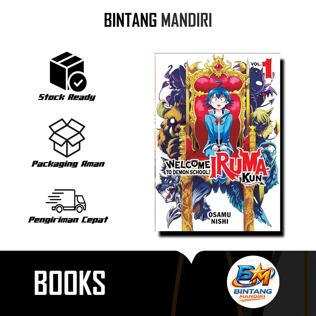 Komik Manga Mairimashita Iruma-kun Vol. 1-39 English - Bintang Mandiri