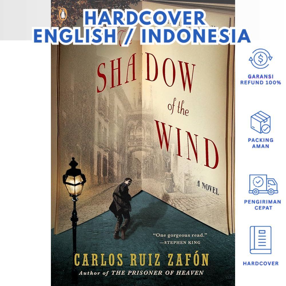 Hardcover Edition - Indo/English The Shadow of the Wind - Carlos Ruiz Zafón