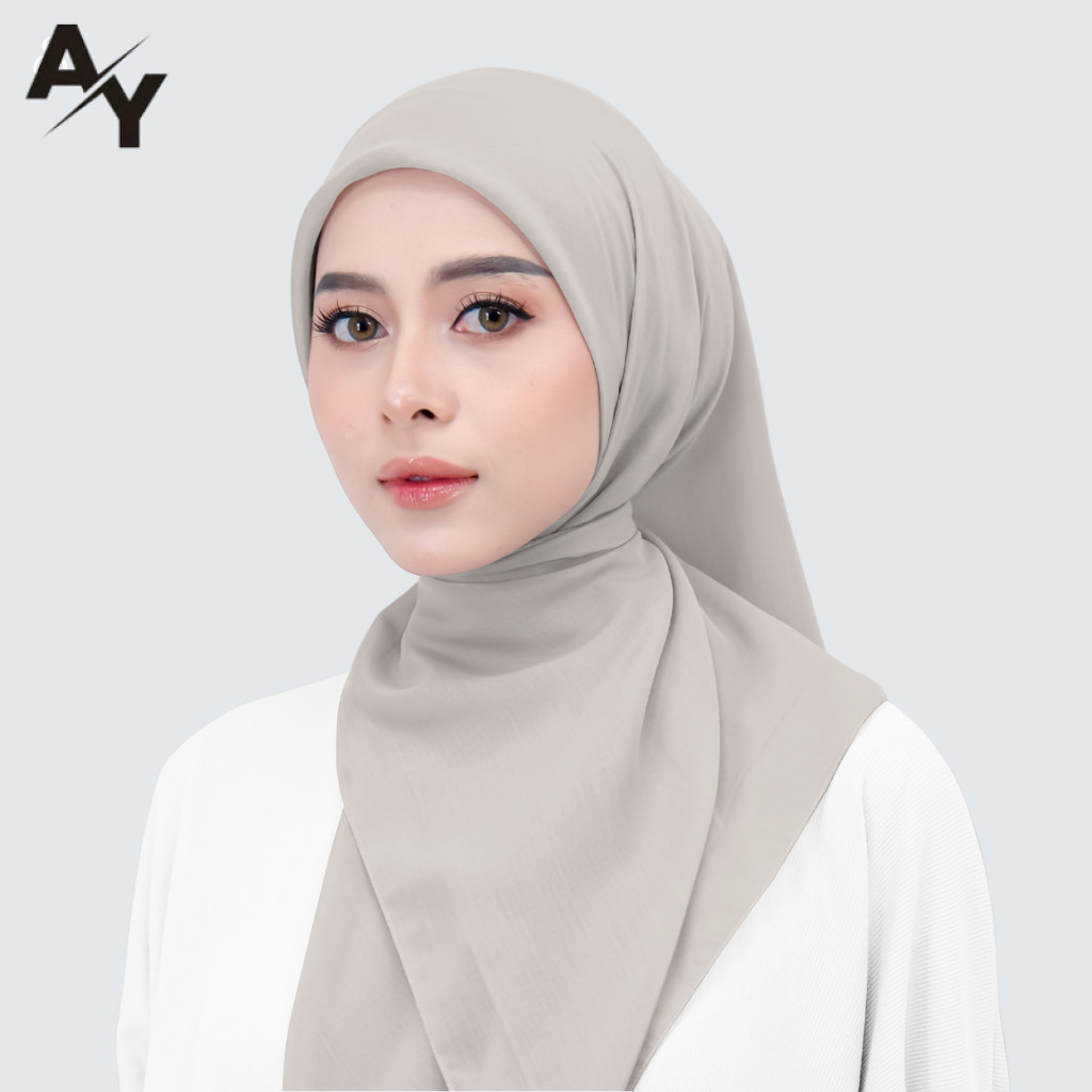 Hijab Segiempat Paris Voal Premium Anti Kusut Best Seller By Varisha/ Hijab Kerudung Segi Empat Pari
