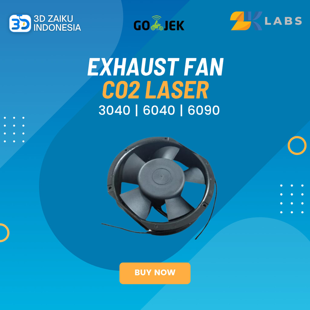 ZKLabs CO2 Laser 3040 6040 6090 Exhaust Fan