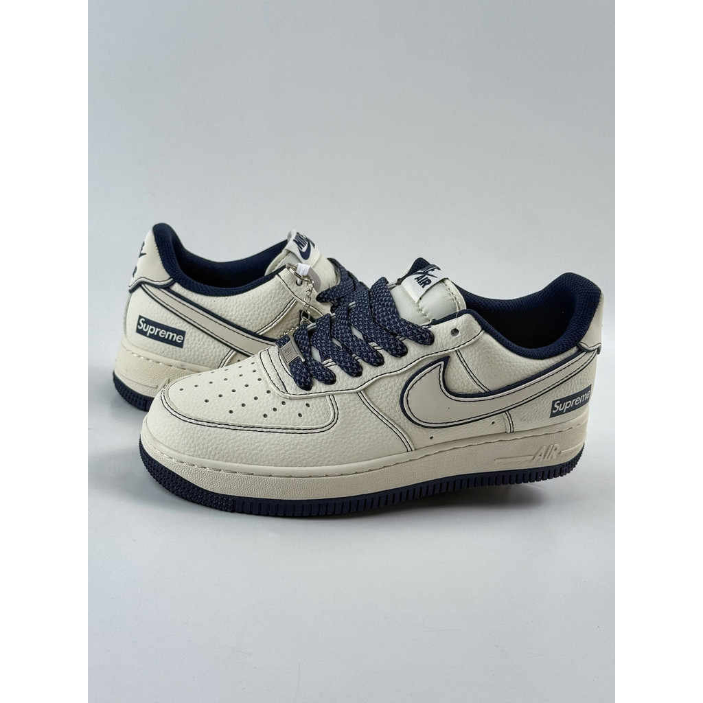 AF1 Low 07 x Supreme Putih Biru Starry Sky Original COD Stok Baru