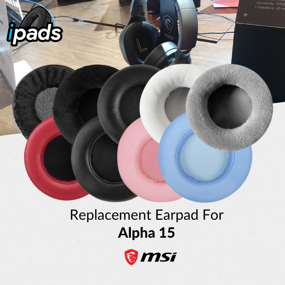 Earpad Earcup Earcushion MSI Alpha 15 Alpha15 Alpha-15 Busa Bantalan Foam Pads
