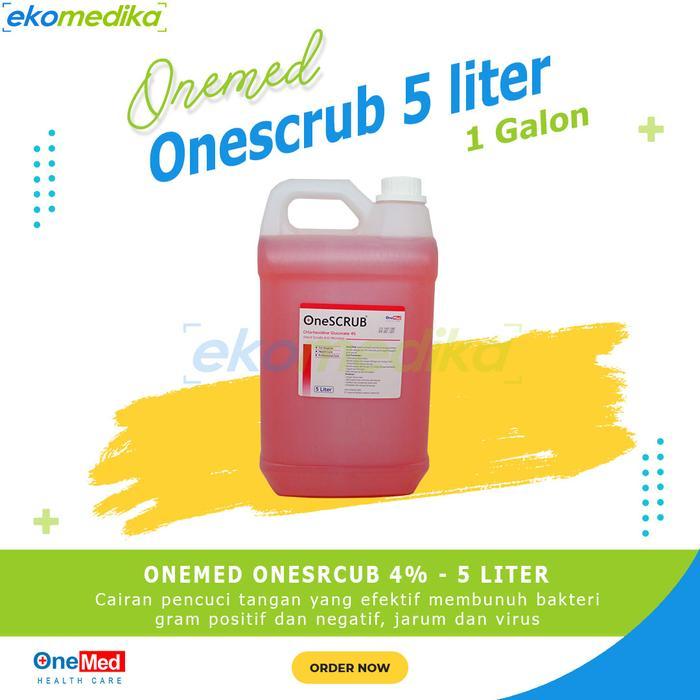 ONEMED ONESCRUB 4% 5 Liter | Hand Scrub Refill | Sabun Cuci Tangan