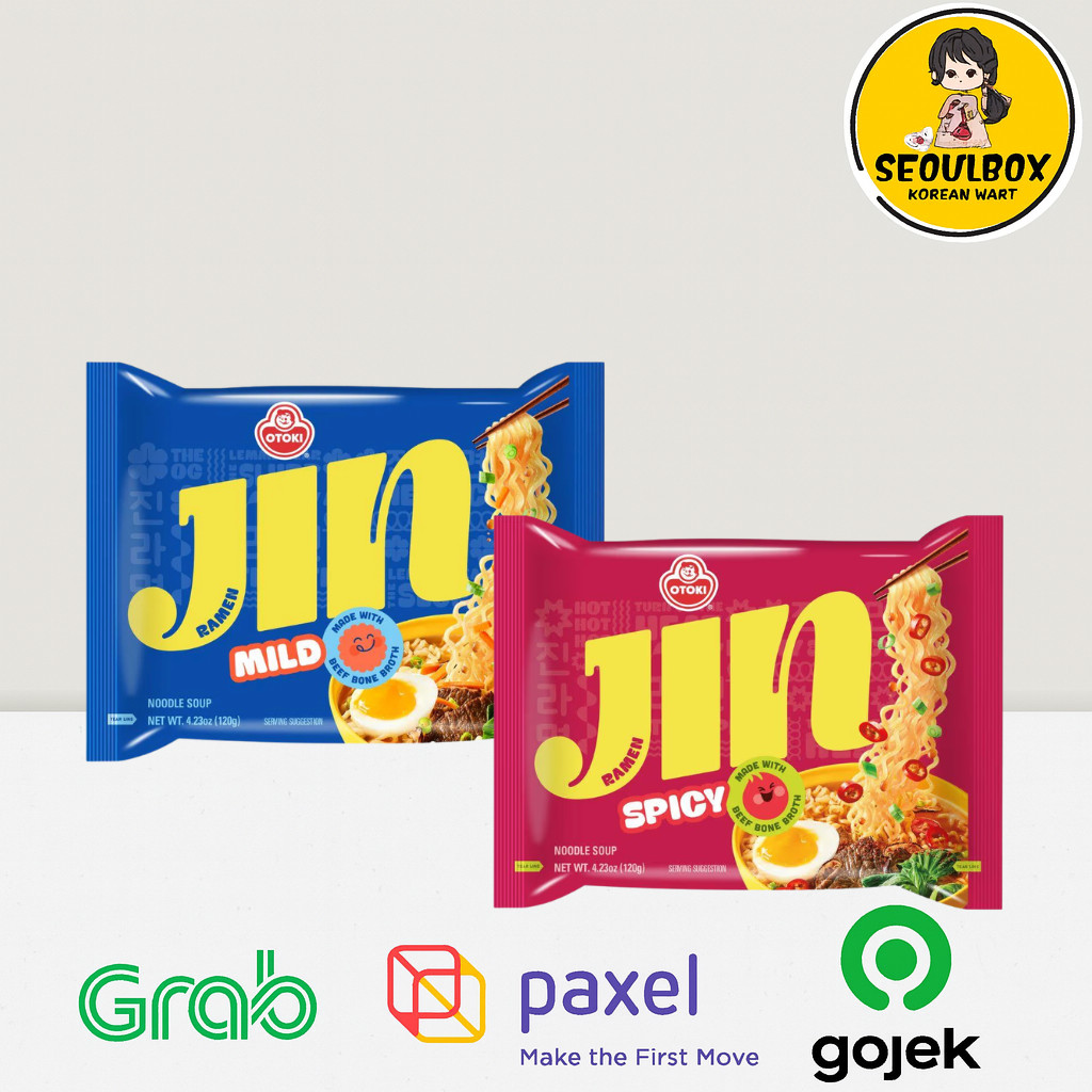 Otoki Jin Ramen Halal 120g – Mie Korea Pedas dan Mild Made In Korea