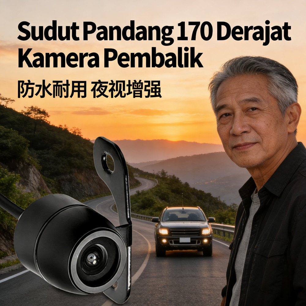 Kamera Mobil Kamera Kendaraan Kamera Belakang Mobil Parkir Kamera Universal HD Penglihatan Malam