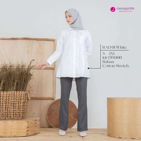 RAUNA ATASAN DEWASA RAD 01 WHITE