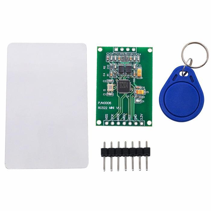 Mini RC522 RFID Module Support E-KTP RC-522 ORI NXP Card Reader Writer - Hijau