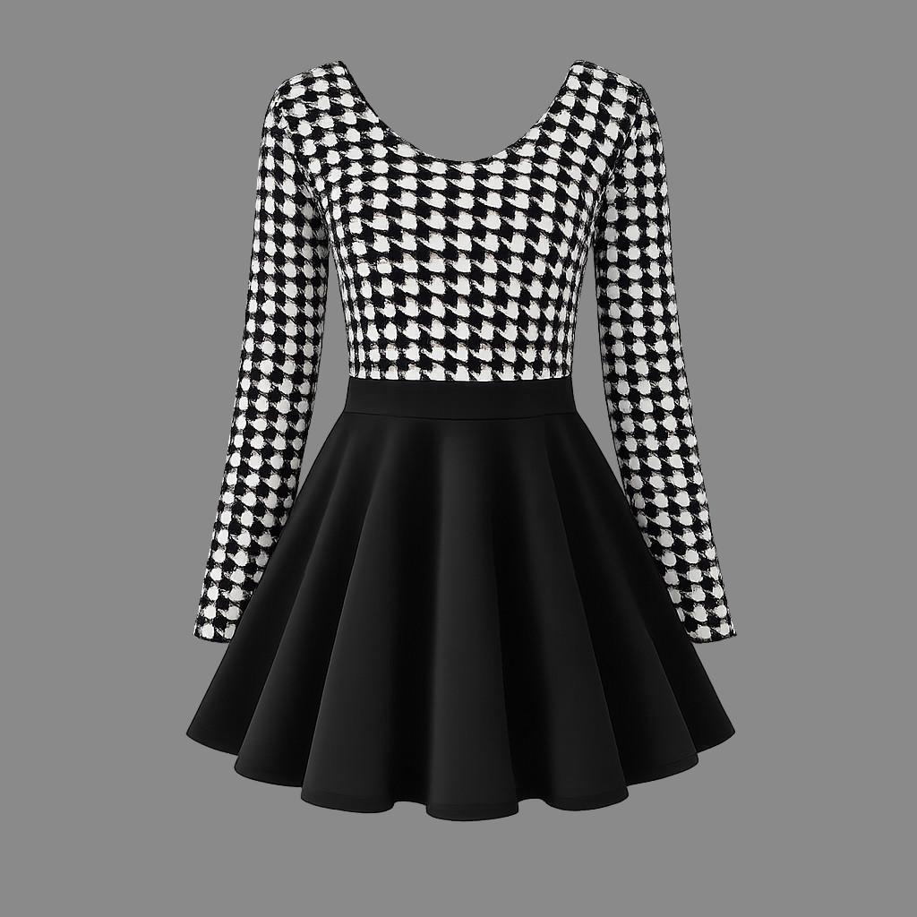 KOR-75 dress party baju terusan wanita import korea kpop idol jepang