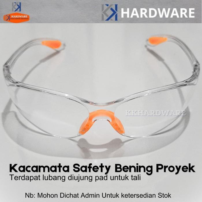 Kacamata Safety Proyek Bening Kacamata Fashion Proyek Anti Patah Kacamata Proyek Clear