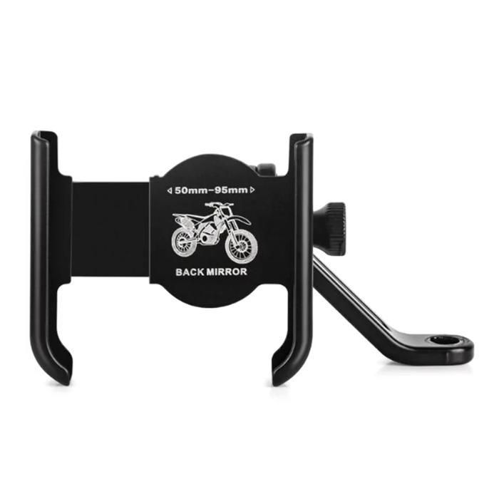 Holder Motor Kaca Spion Bahan Besi Metal Universal Holder Spion 03-H2 - Hitam