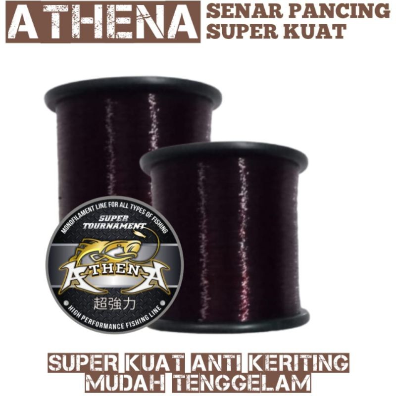 senar pancing super kuat 1800m senar pancing kecil kuat 50 kg senar pancing athena