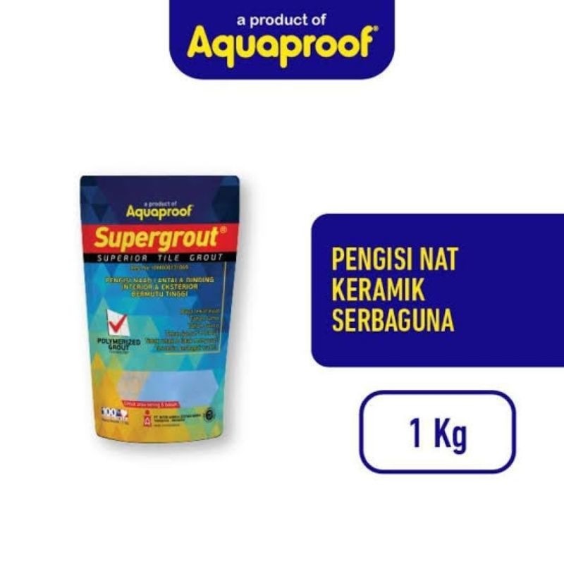 Supergrout 1kg NAT KERAMIK , semen pengisi keramik , - ABH