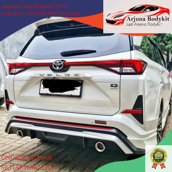bodykit avanza veloz 2022 belakang dan cat GRADE-A