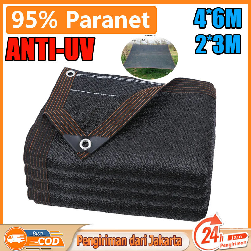 95% Anti-UV Jaring / Paranet Shading Net Anti UV Sunshade Net / Lebar 2*3/4*6M  Jaring Rumah Kaca Ga
