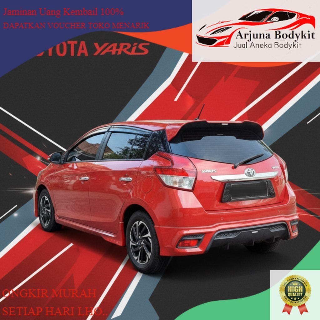 BUMPER YARIS BODYKIT TOYOTA YARIS 2014 2015 2016 2017 TRD