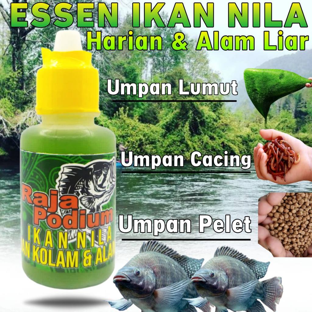 Essen Ikan Nila Paling Gacor Media Umpan Lumut, Essen Ikan Nila Media Pelet, Essen Ikan Nila Media B