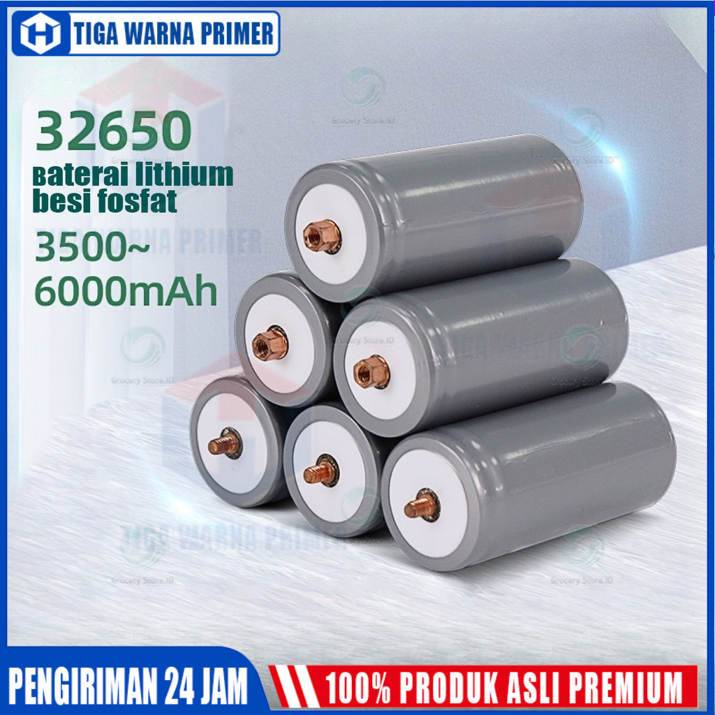 Baterai Lifepo4 32650 3.2V 6Ah 6000mAh Pju Tahan Lama