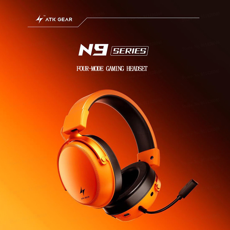 ATK Neptune N9 Over-Ear Gaming Headphones with 4 Modes Long Battery Life Noise Cancelling – Birthday